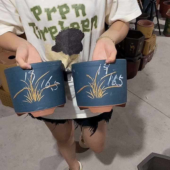 紫砂花盆紫砂花盆