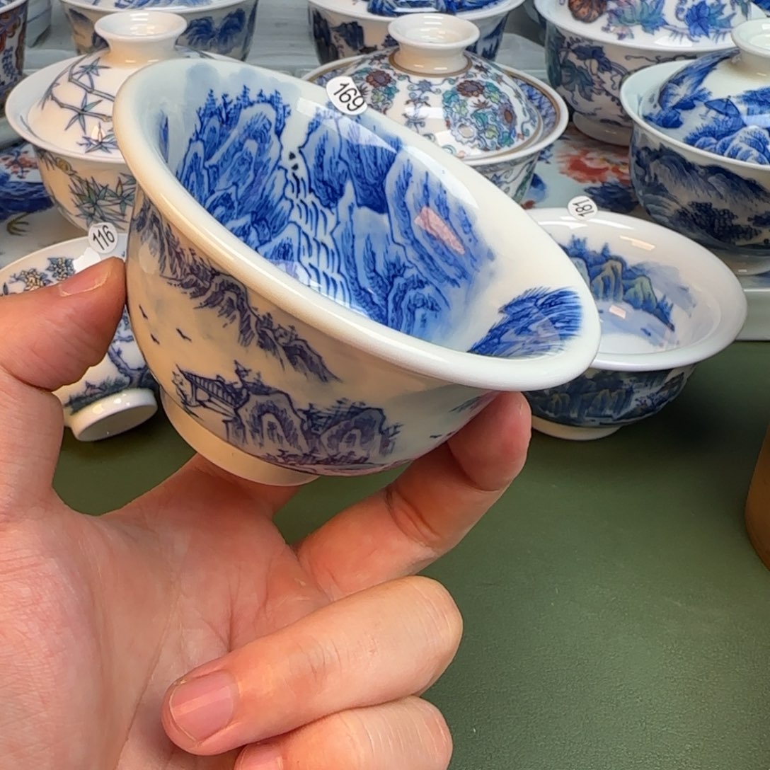 彦祖纯手工手绘茶具169