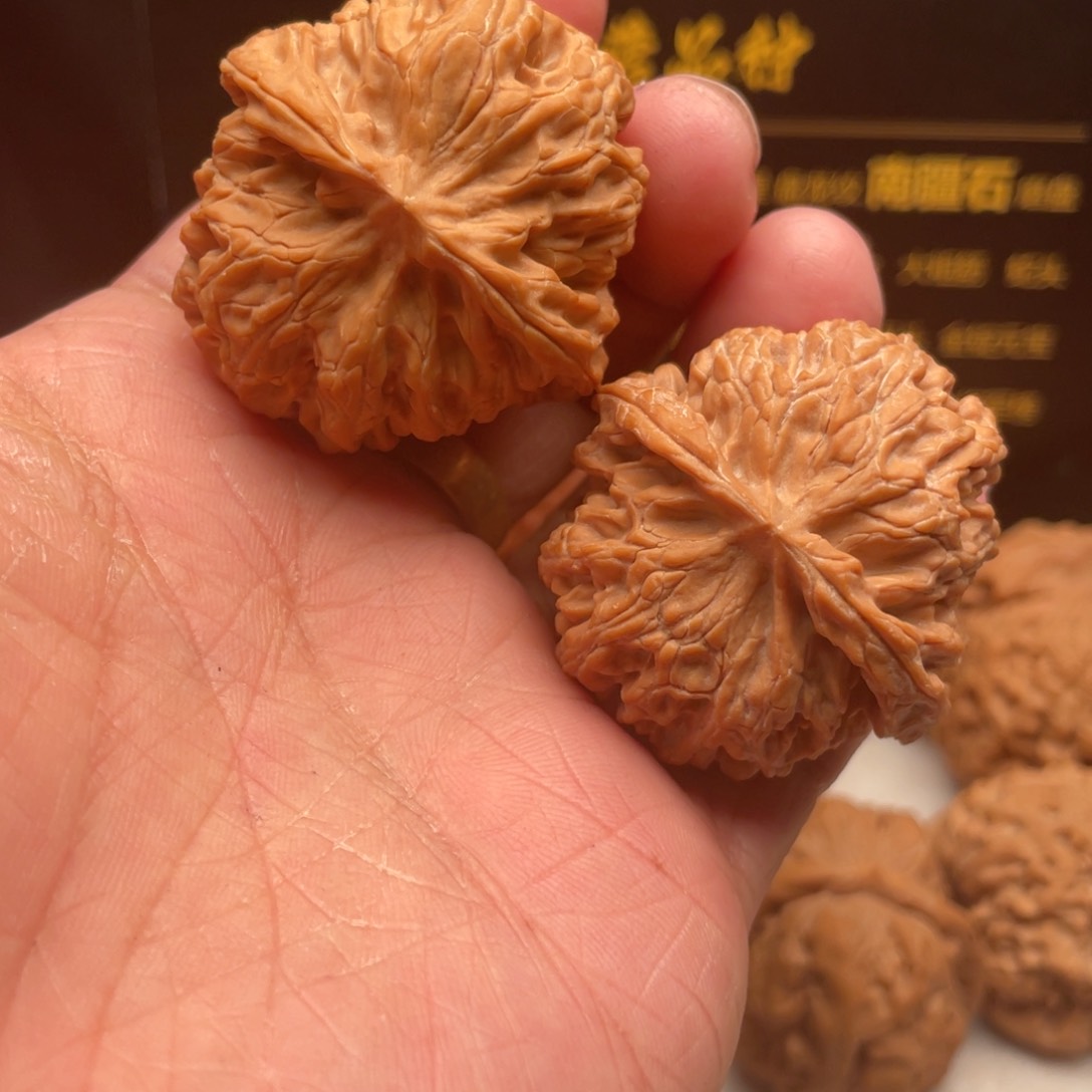 文玩核桃把件41尺全品苹果园