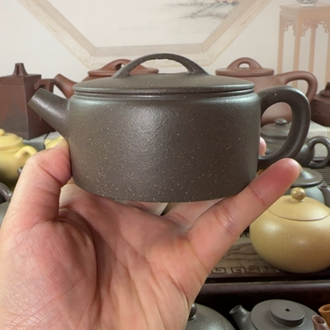 茶壶紫砂梨皮天青170cc