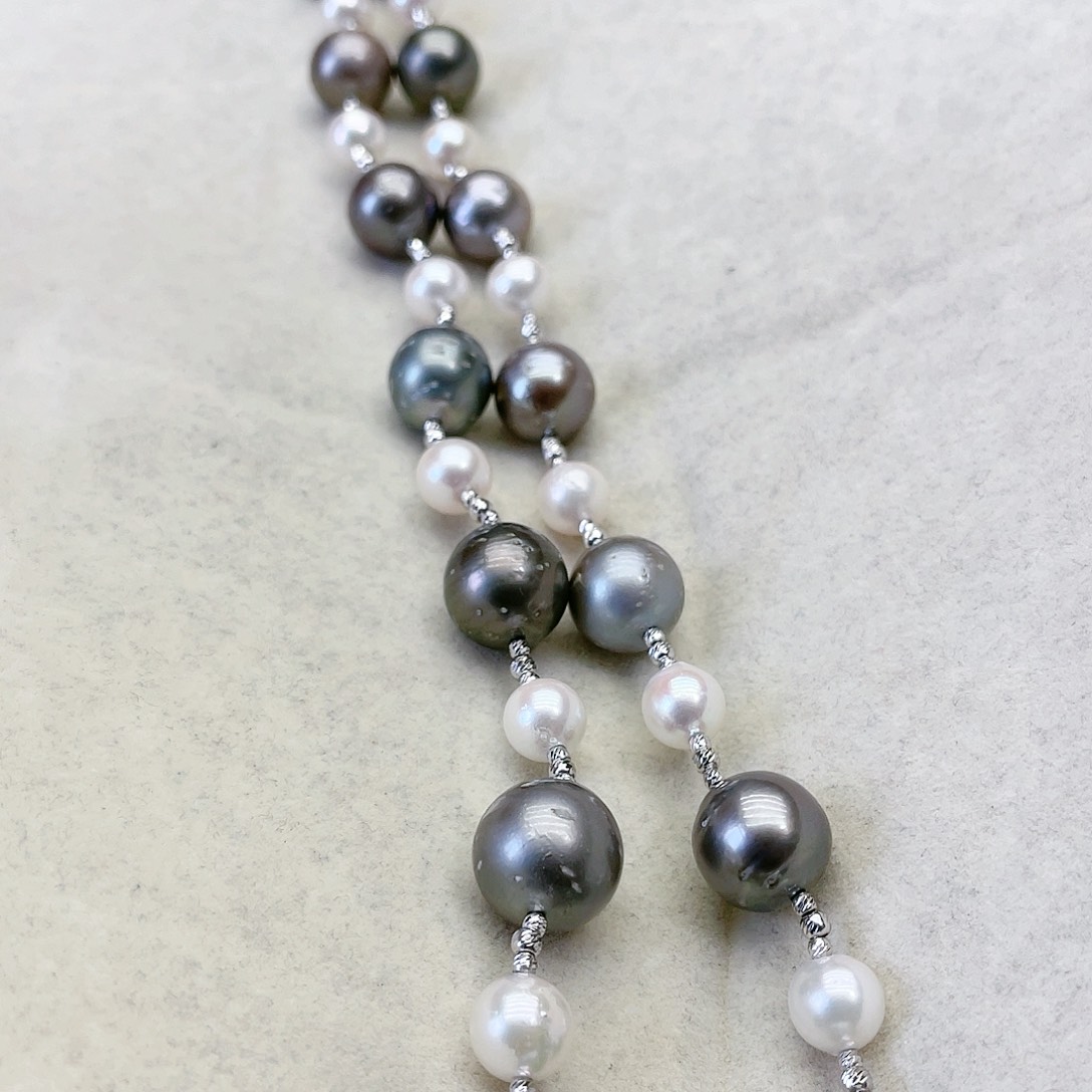 海水珍珠颈饰银S925镶嵌