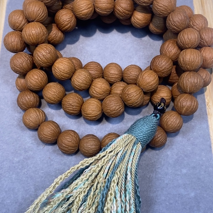 猴头核桃手串88颗原品猴头凤羽手持15左右尺寸