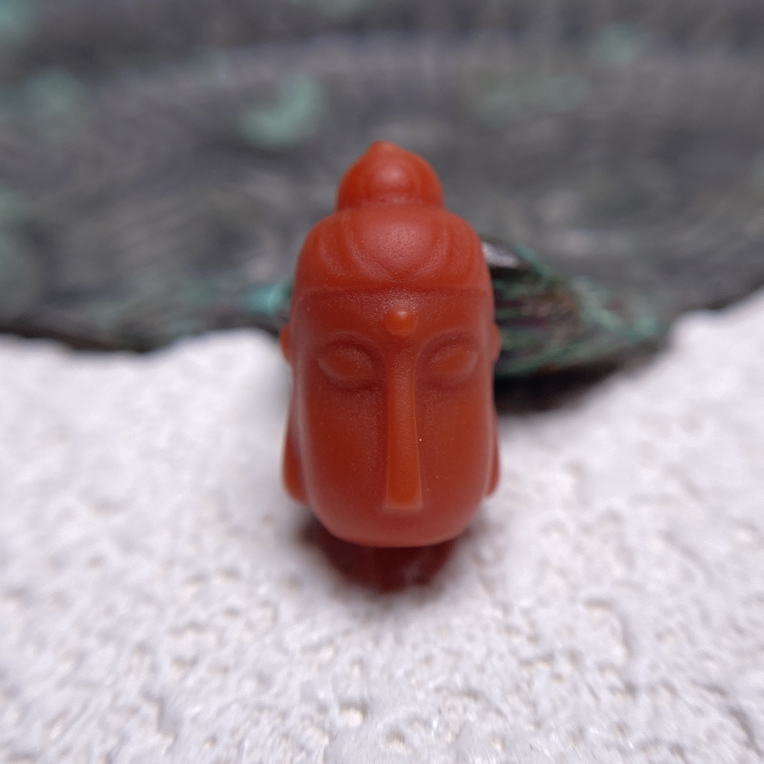 【灵源】精工南红无相观音背云配饰（多样性发其一）免检无证