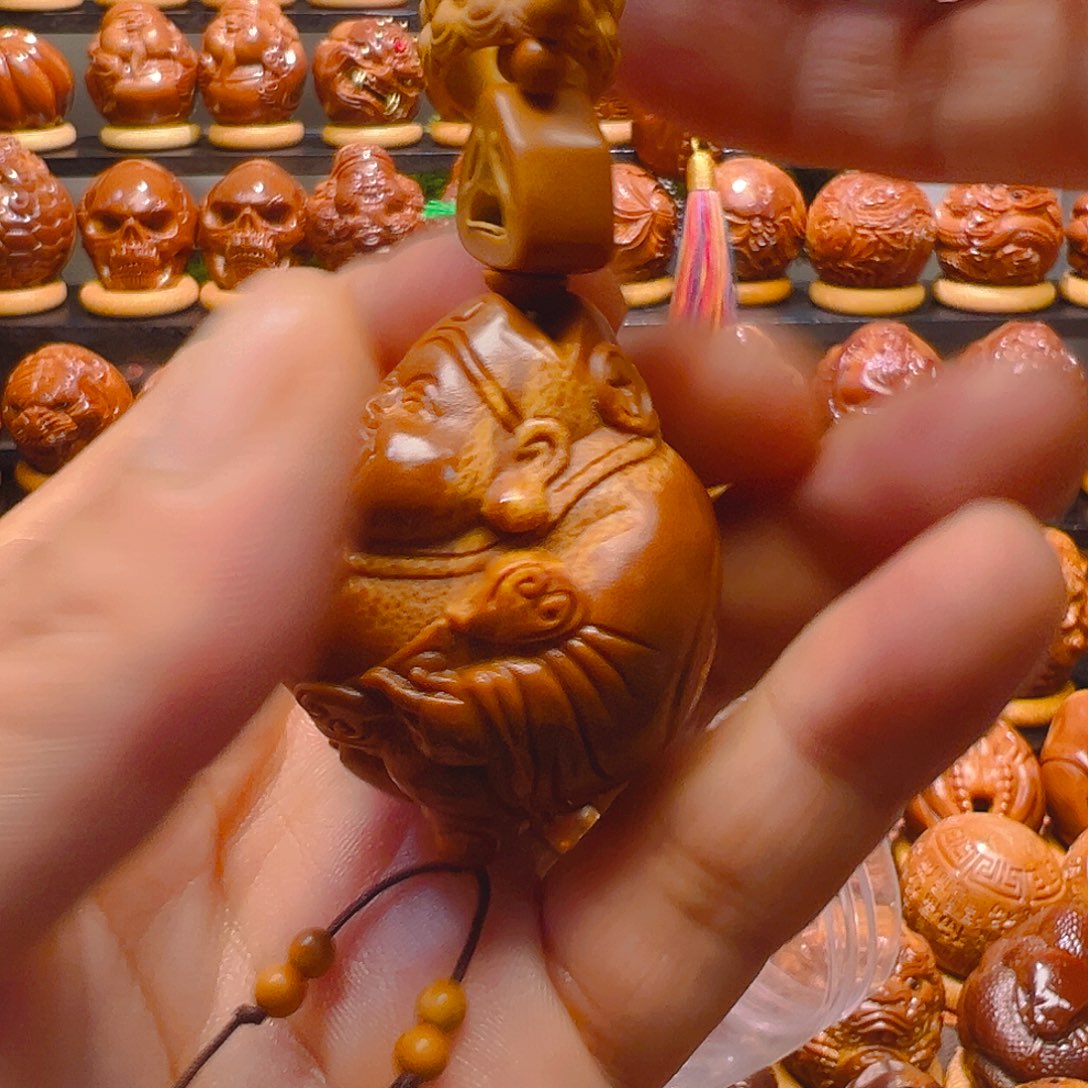 小***子橄榄核手串/手链官帽财神4.0高配