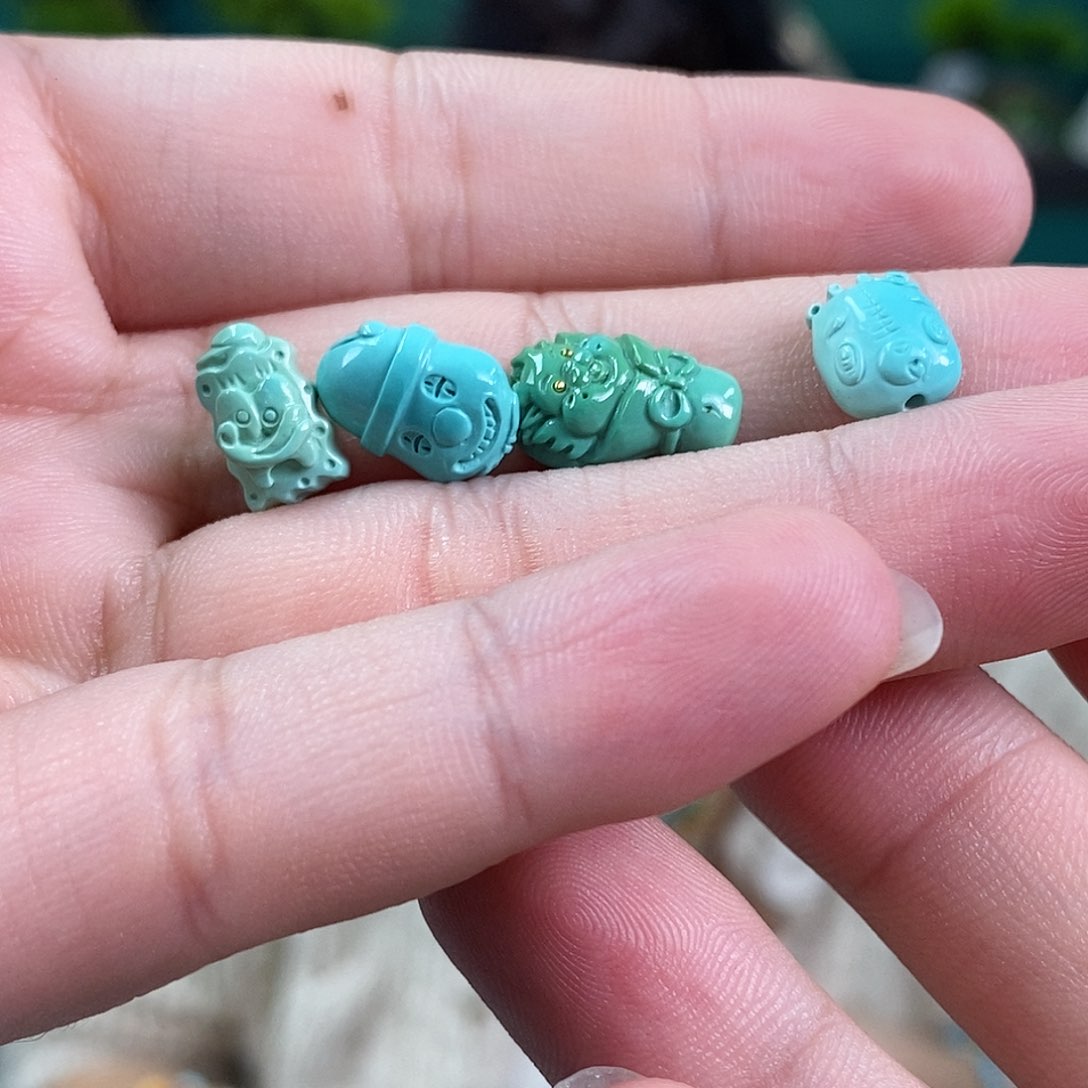 绿松石珠宝奇石未镶嵌