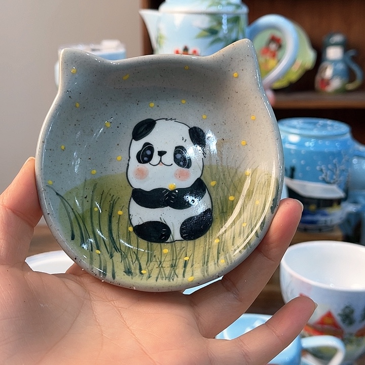 陶景德镇釉下手绘陶瓷 