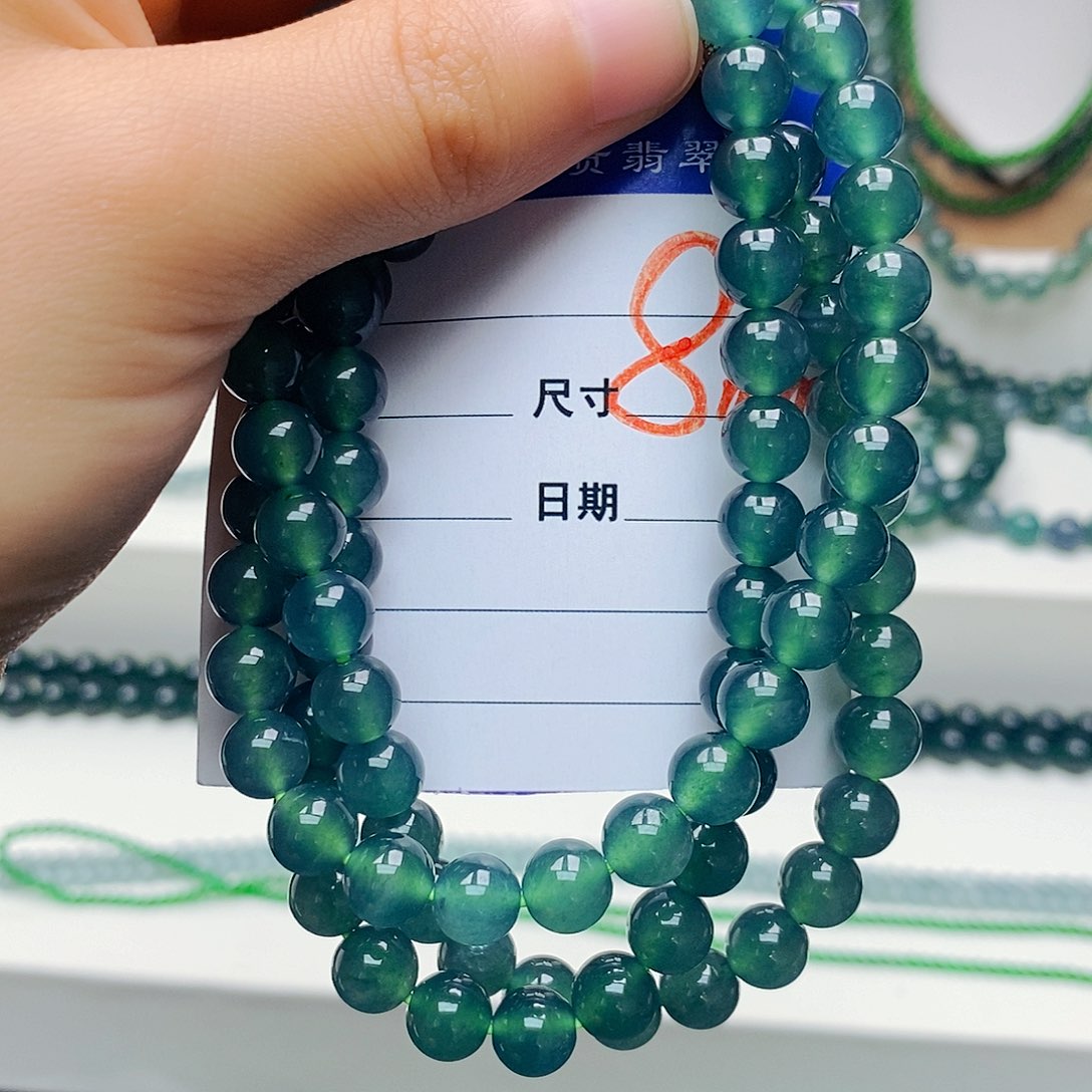 翡翠未镶嵌手链翡翠