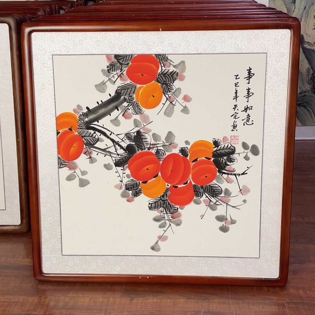 国画带框尺寸63*63厘米