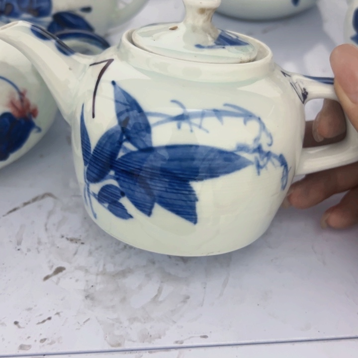 景德镇陶瓷高温手绘壶