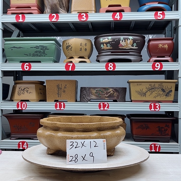 紫砂花盆紫砂花盆