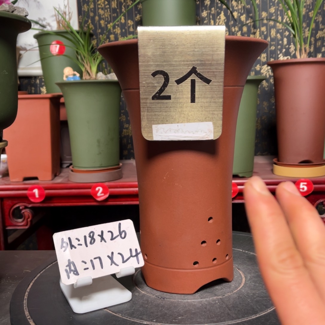 紫砂花盆紫砂花盆