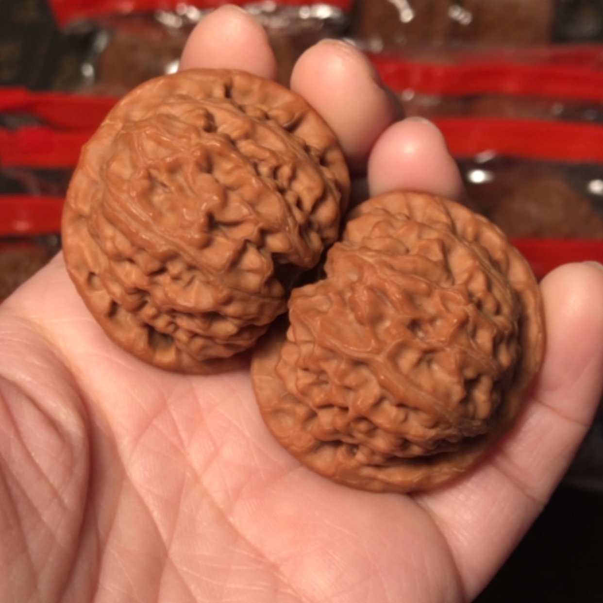 【闪购商品】文玩核桃把件宫灯41.5