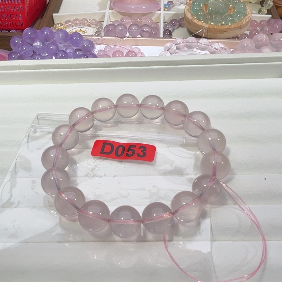 水晶手链未镶嵌莫桑比克粉水12