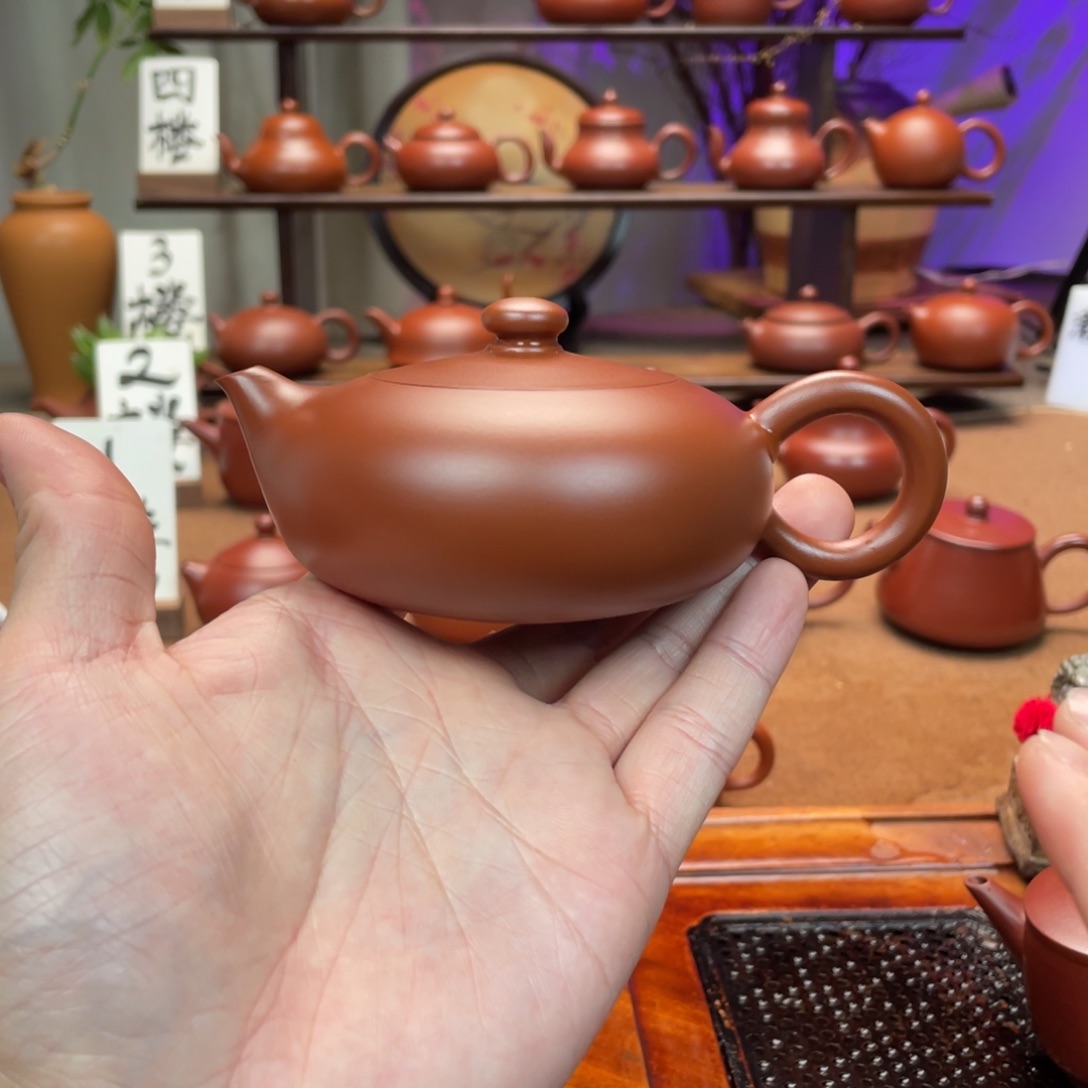 紫砂潮州手拉壶颜***筑精工凤雏