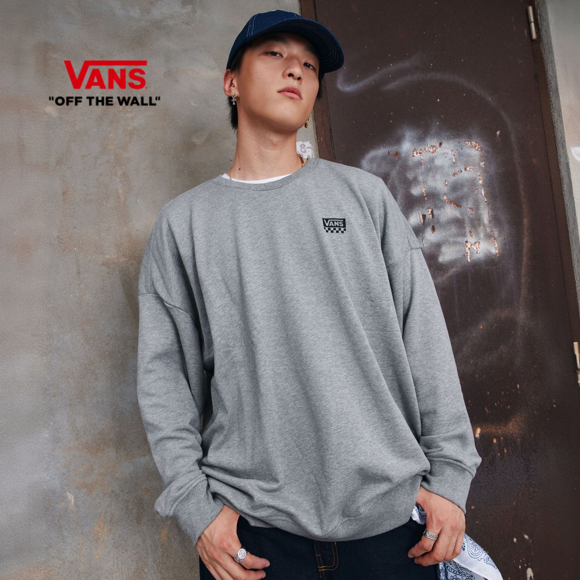 VANS范斯男女情侣百搭套头卫衣复古简约舒适上衣H0SHTG