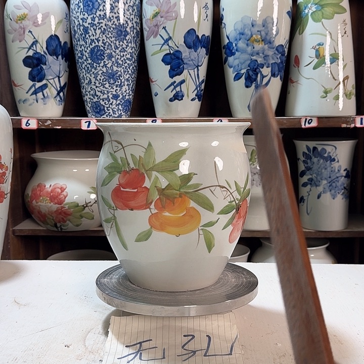 瓶圆口四字款新款新款陶瓷