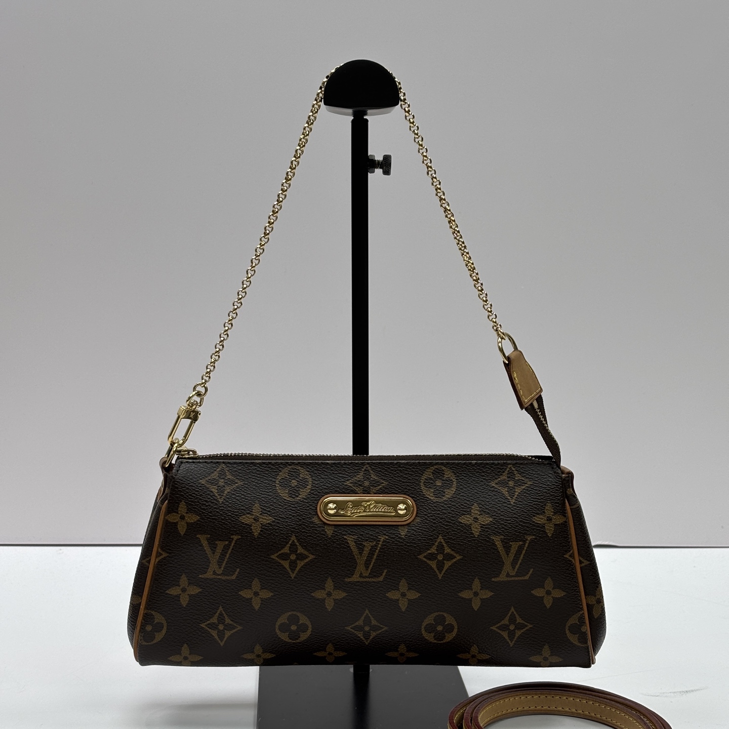 95新 LV Eva经典老花腋下单肩斜挎包 11651