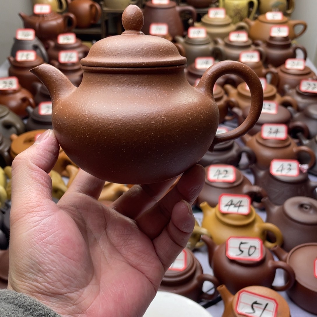 茶壶紫砂宜兴紫砂半手工