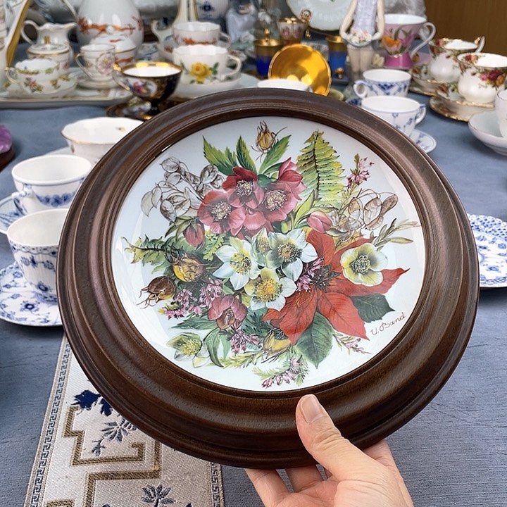 中古欧瓷瓷器小房子