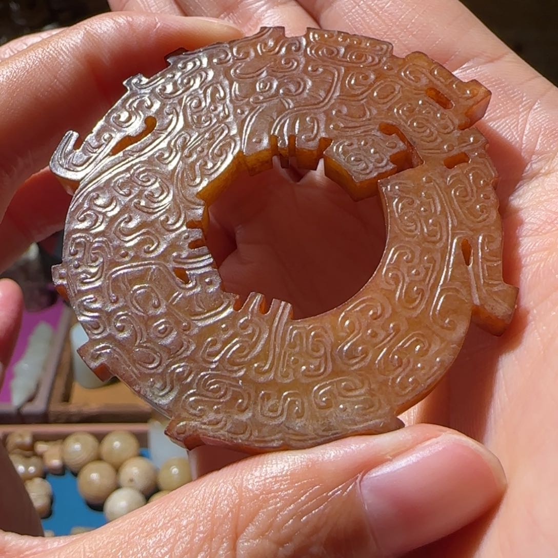 和田玉挂件未镶嵌玉*