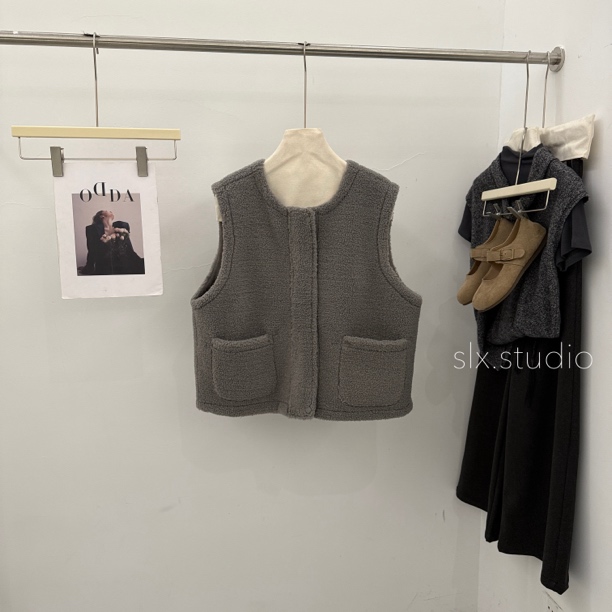 slx@ 920233 皮毛一体马甲