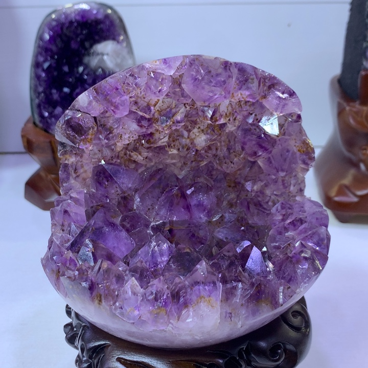紫晶大型摆件（非配饰）未镶嵌蛋