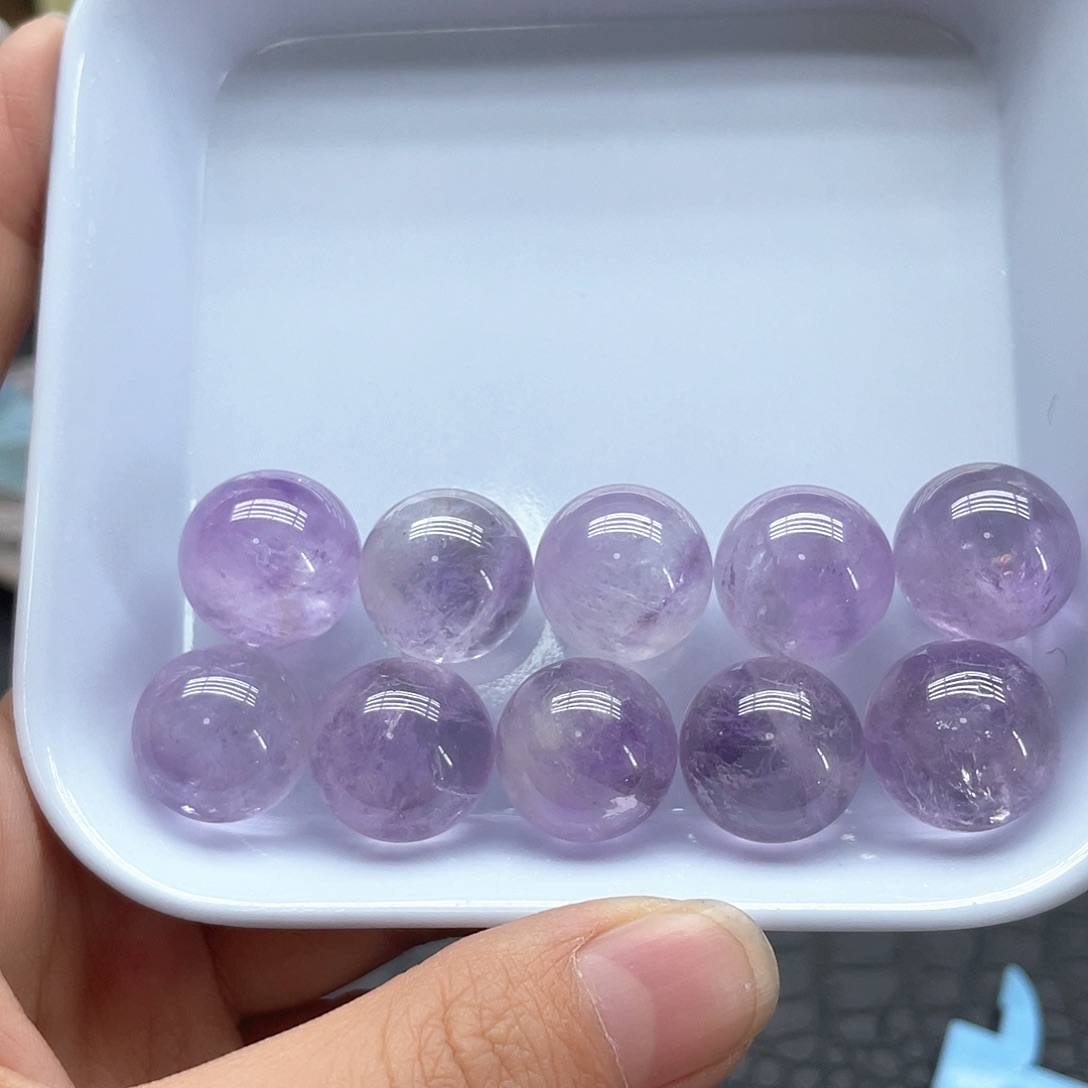 未镶嵌珠宝半成品水晶98紫