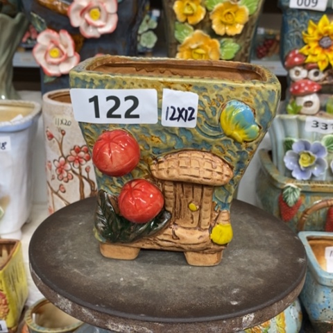 【闪购商品】红陶粗陶材质陶瓷多肉花盆