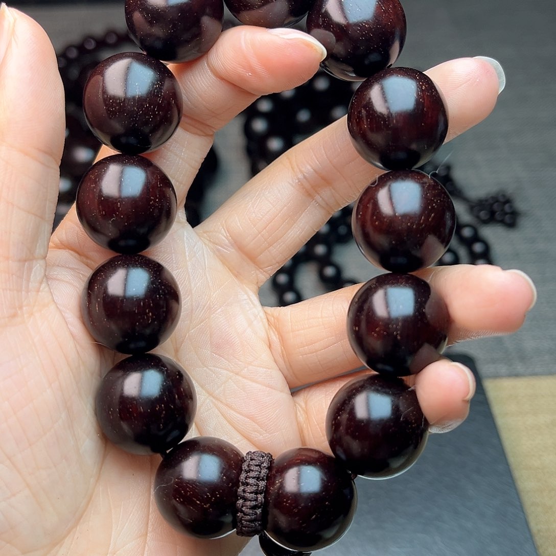 檀香紫檀（小叶紫檀）1.8x13多星