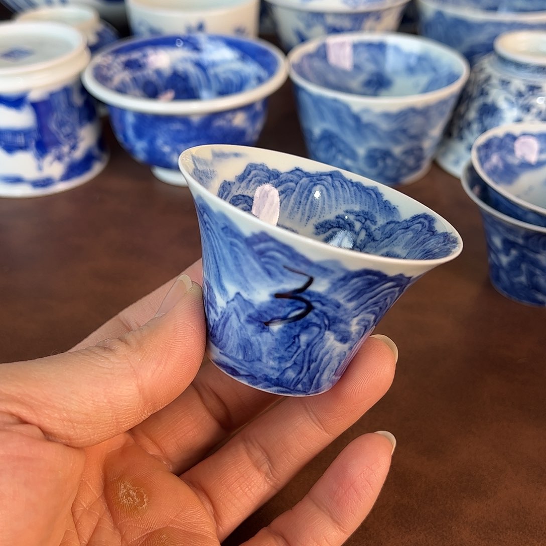 杯老****活景德镇全手工手绘陶瓷