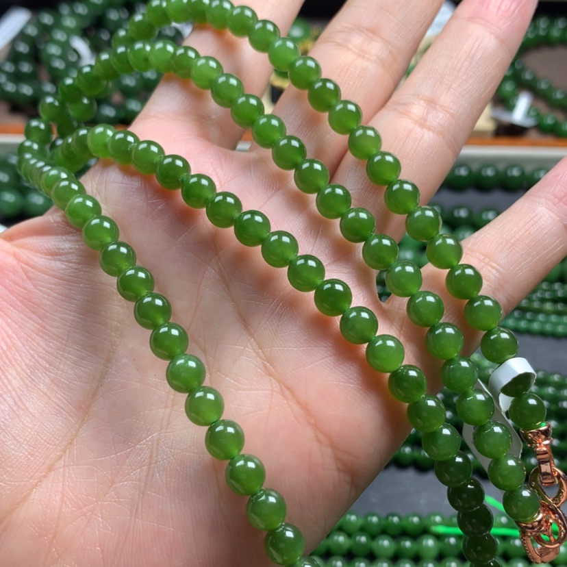 【闪购商品】和田玉（碧玉）颈饰未镶嵌刘*彦6