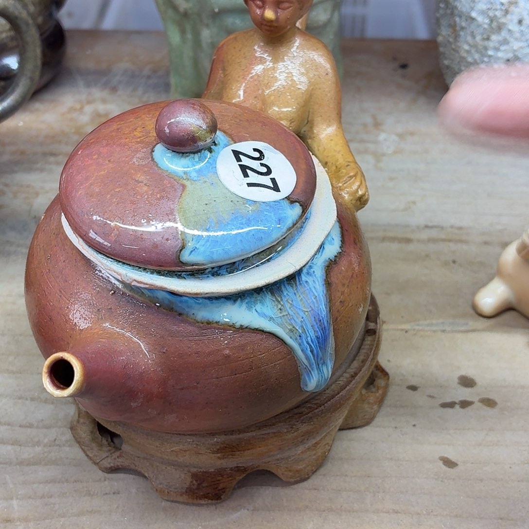 陶园柴烧，精品高货227摆件