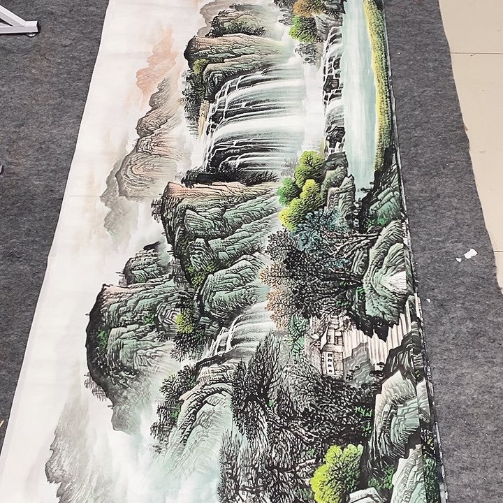 上***司国画国画国画小六尺的