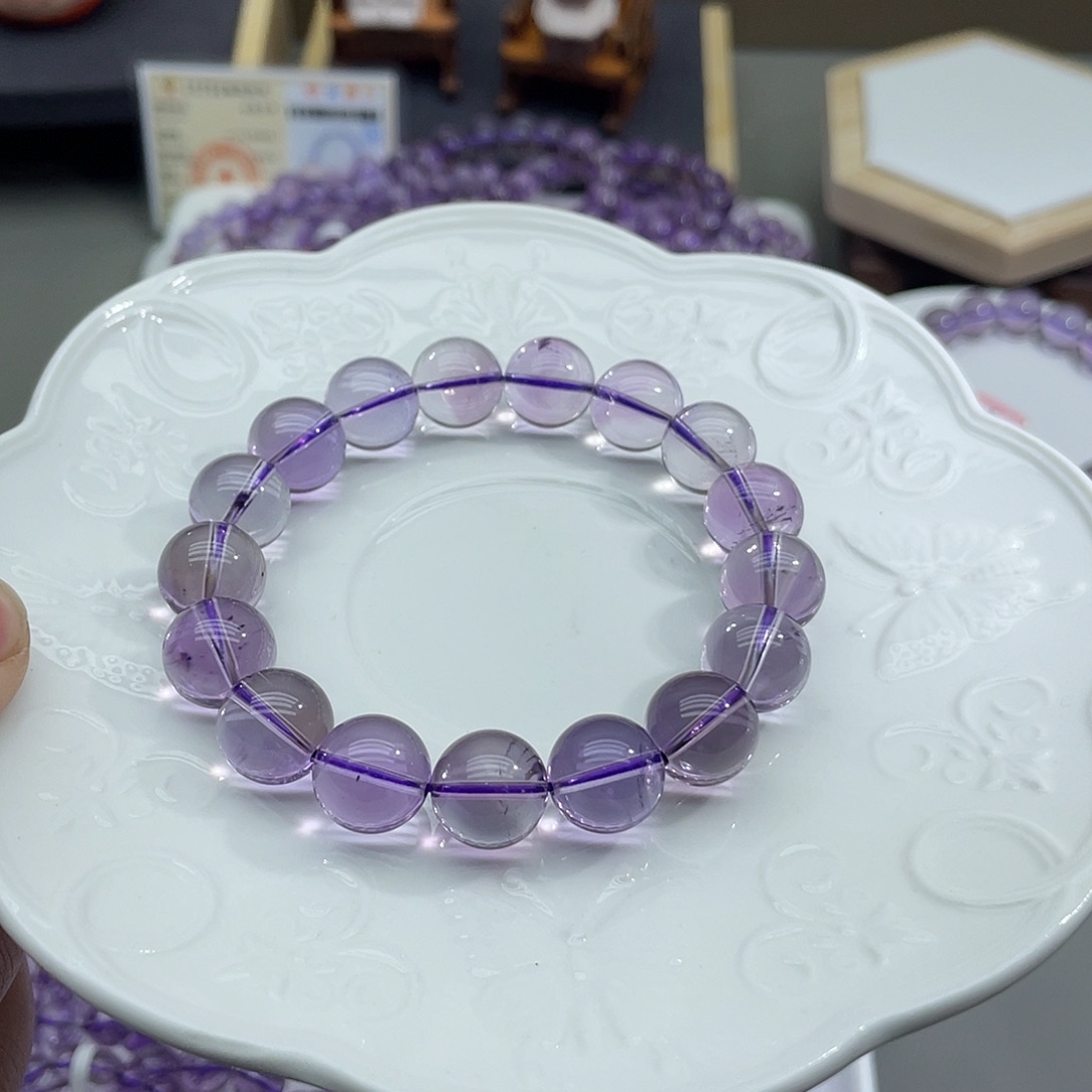 水晶手链未镶嵌喝**?手串