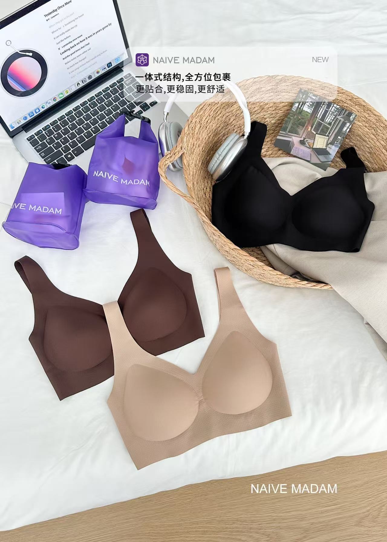 （GM布丁）粒子提拉粉美背秋冬款