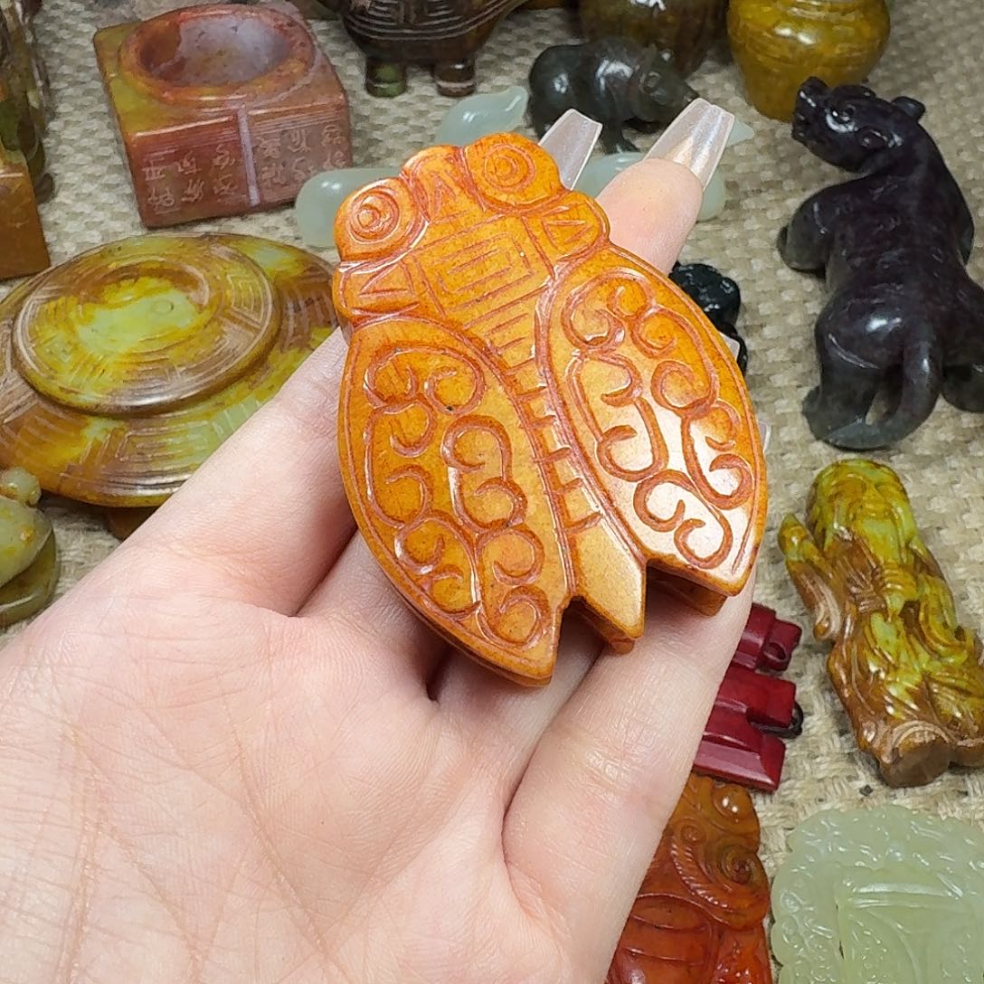 白玉菩提吊坠挂件