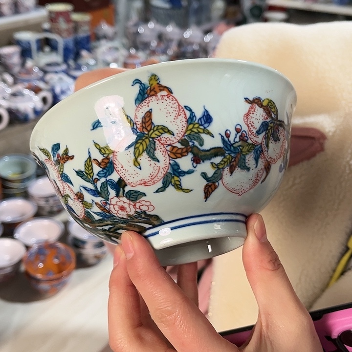 瓷片//////直径15厘米。绿。