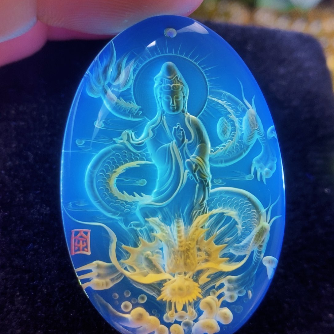 【闪购商品】蓝珀吊坠(不含链)未镶嵌