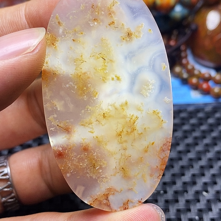 。***安玛瑙/玉髓未镶嵌颈饰