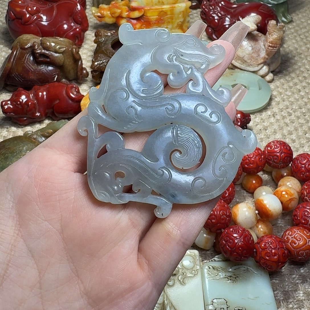 白玉菩提吊坠挂件