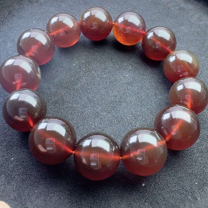 琥珀手串未镶嵌天**爱天然缅甸琥珀手串