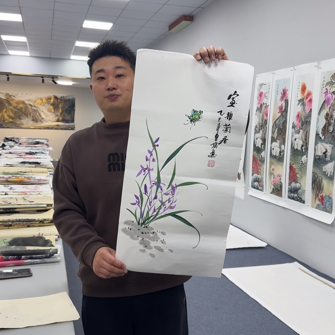 国画国画作品宣纸纯手绘