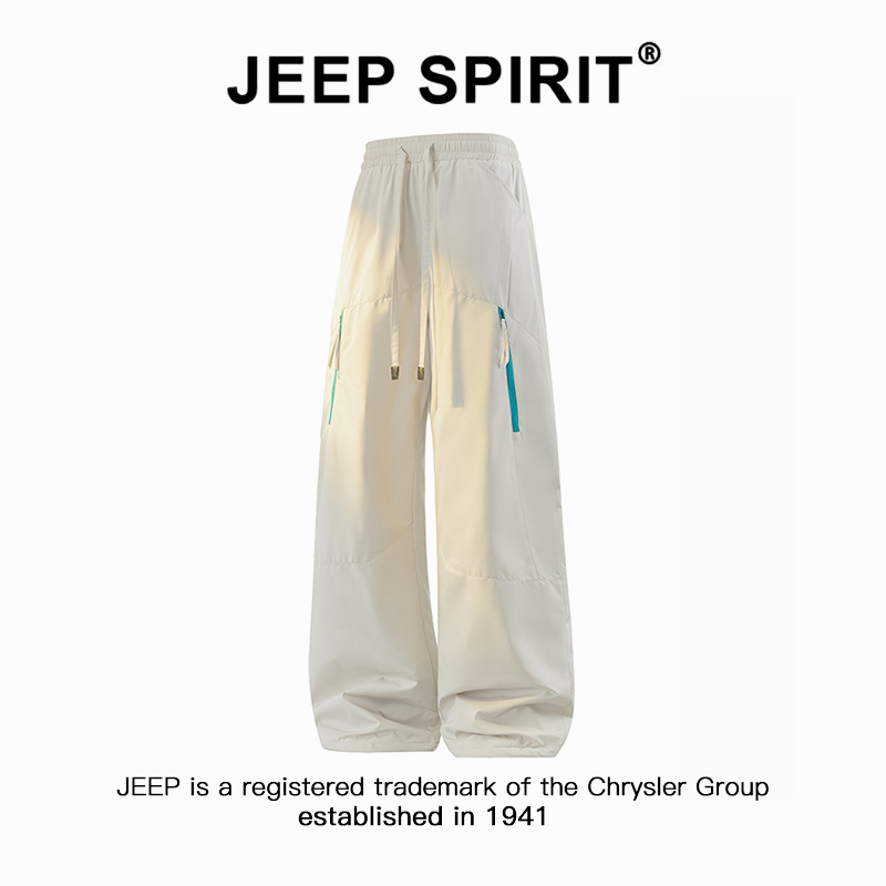  JEEP SPIRIT吉普户外保暖羽绒裤男士冬季防风御寒宽松大码休闲裤