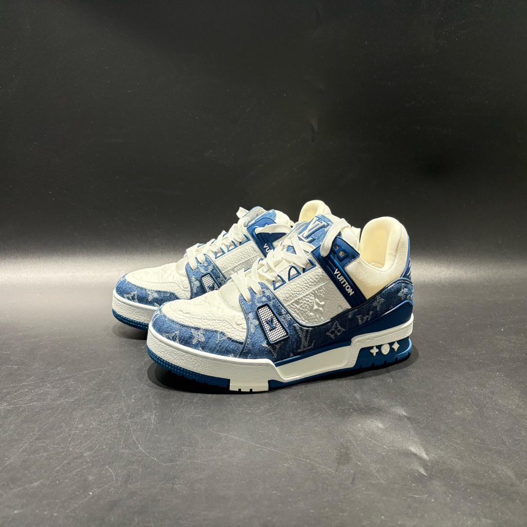 未使用 LouisVuitton/路易威登 牛仔/43.5码/鞋底有摆柜痕迹/5350