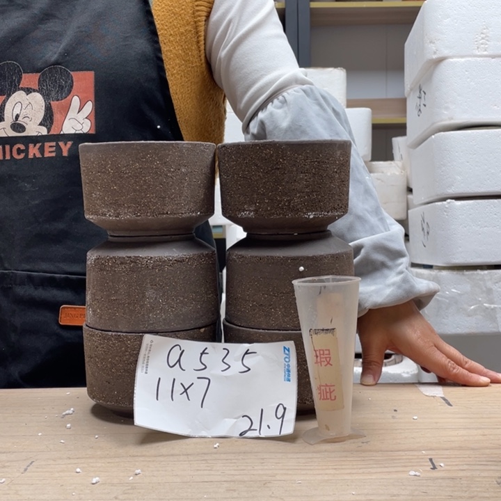 粗陶多肉花盆微瑕535