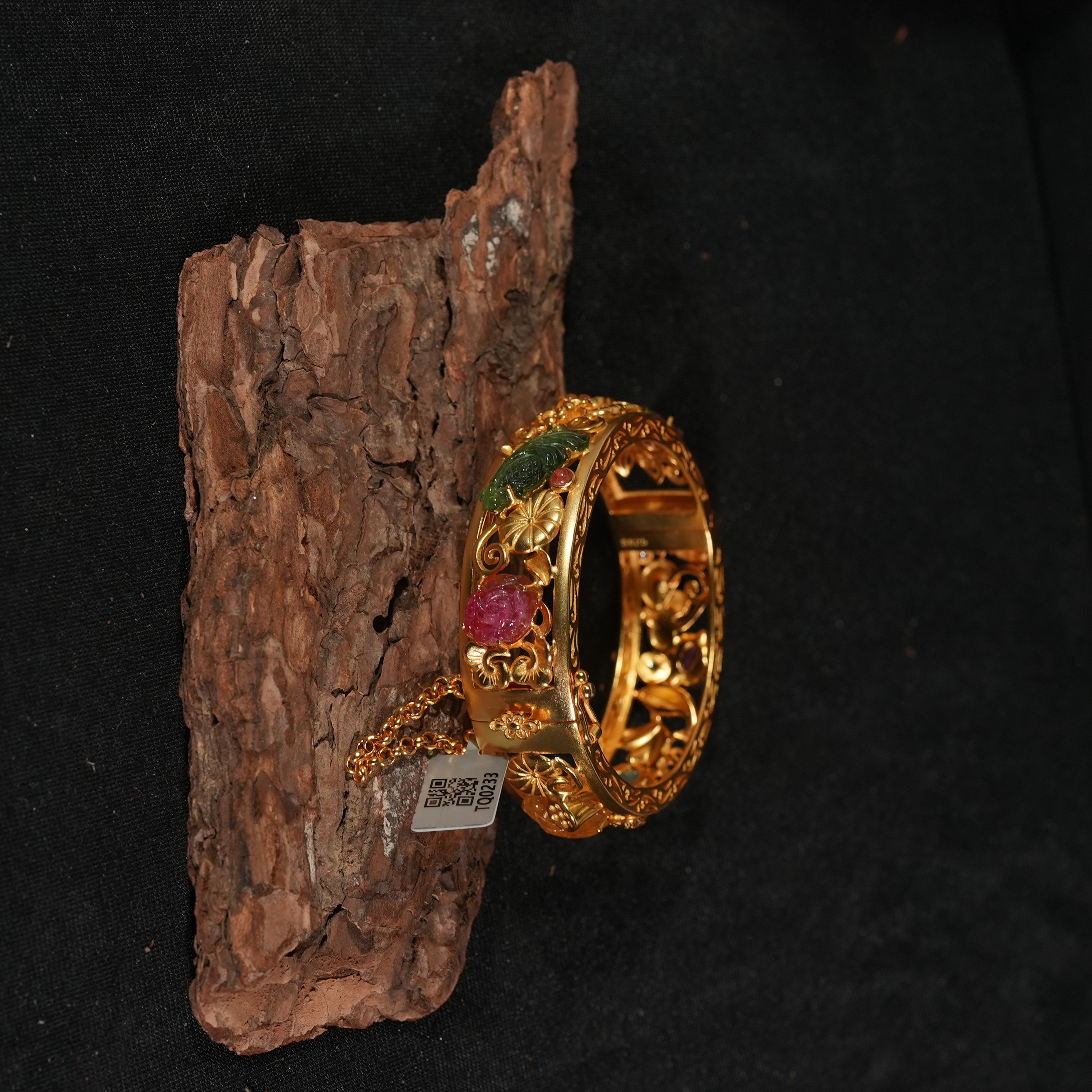 6.27香港王老板-碧玺手镯kc730