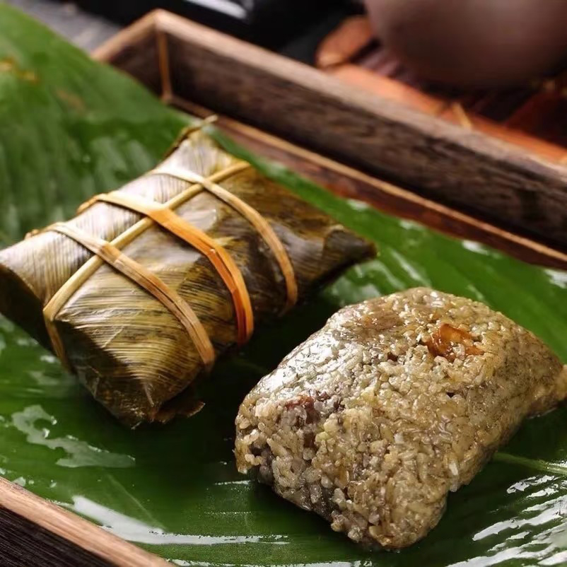 【贵州正宗灰粽】板栗鲜肉粽手工端午节送人送礼肉粽贞丰布依族工艺传统美食鲜肉蛋黄灰粽