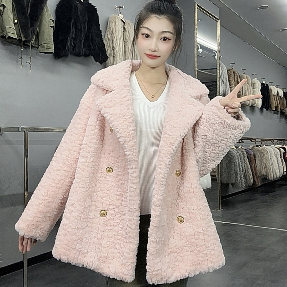 新款秋冬女款外套休闲百搭