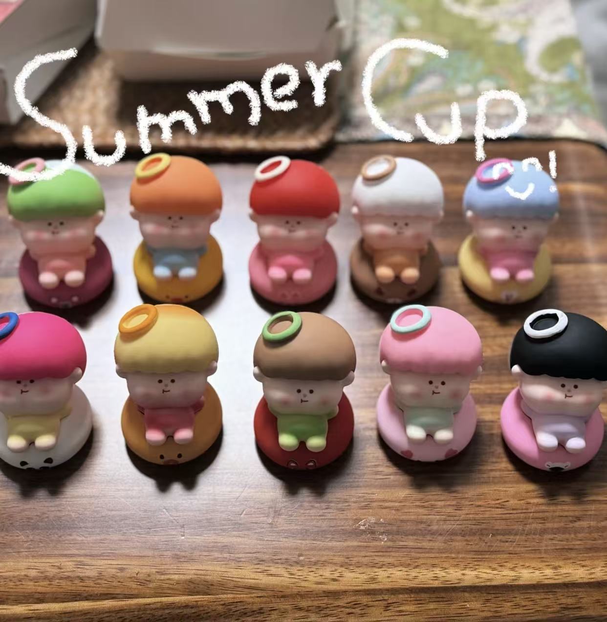 【天使泳圈李四】新品可爱桌面树脂diy摆件挂件