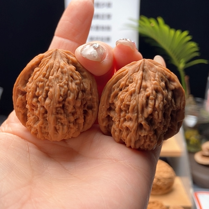 核桃手串/手链37窝头拉丝凹底老核